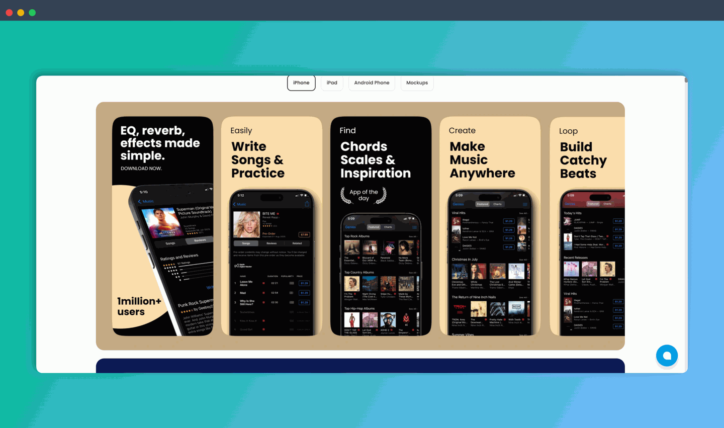 AppLaunchpad:一款在线截图生成工具,提供各种模板、设备、字体和颜色选择,帮你轻松搞定精美截图(免费+付费)