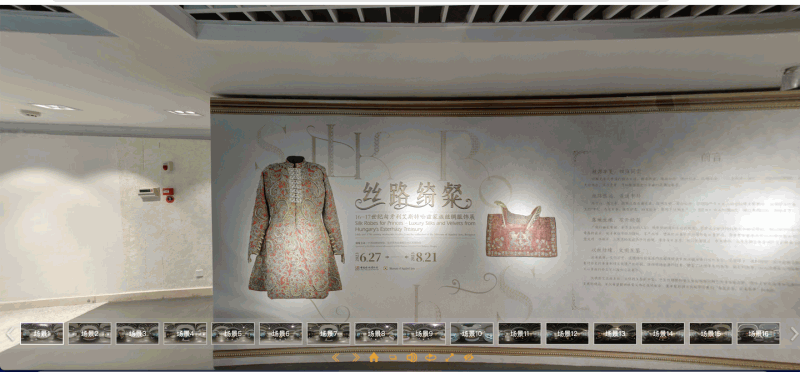 中国丝绸博物馆:云展馆提供线上展览、虚拟导览、高清文物图像等功能,足不出户就能欣赏到精美的丝绸文物和展览