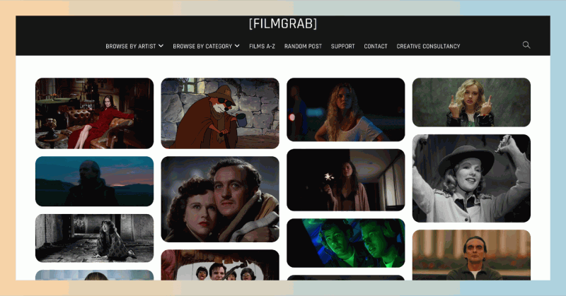 FILMGRAB：汇聚全球电影高清截图的网站，提供便捷的分类和搜索功能，让用户轻松查找和获取灵感，学习调色和构图技巧