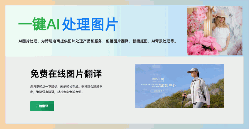 PicTech AI：免费在线图片翻译工具，利用AI技术高效、准确地将多种语言的图片内容翻译，助力跨境电商轻松无障碍沟通