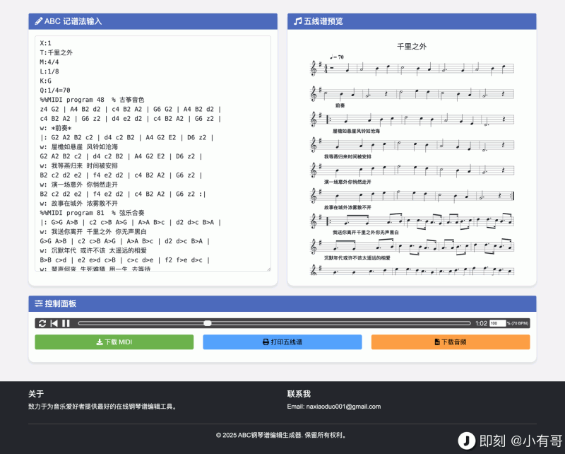 Deepseek组合用法：分享一个方法，用Deepseek和ABC记谱法轻松制作钢琴谱，零基础也能轻松学会！