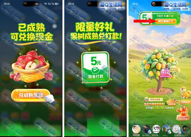 拼多多多多果园 签到领5元现金提现微信
